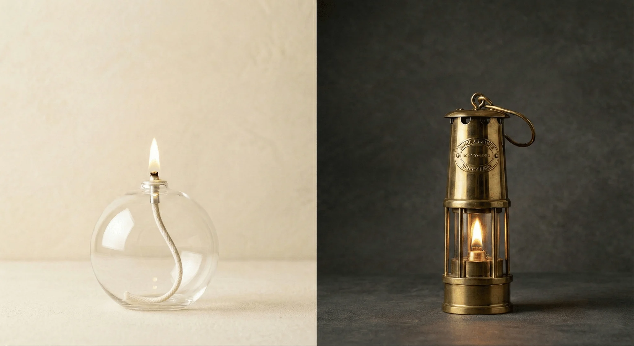 Lampe à huile ou lampe à pétrole : quelles différences ?