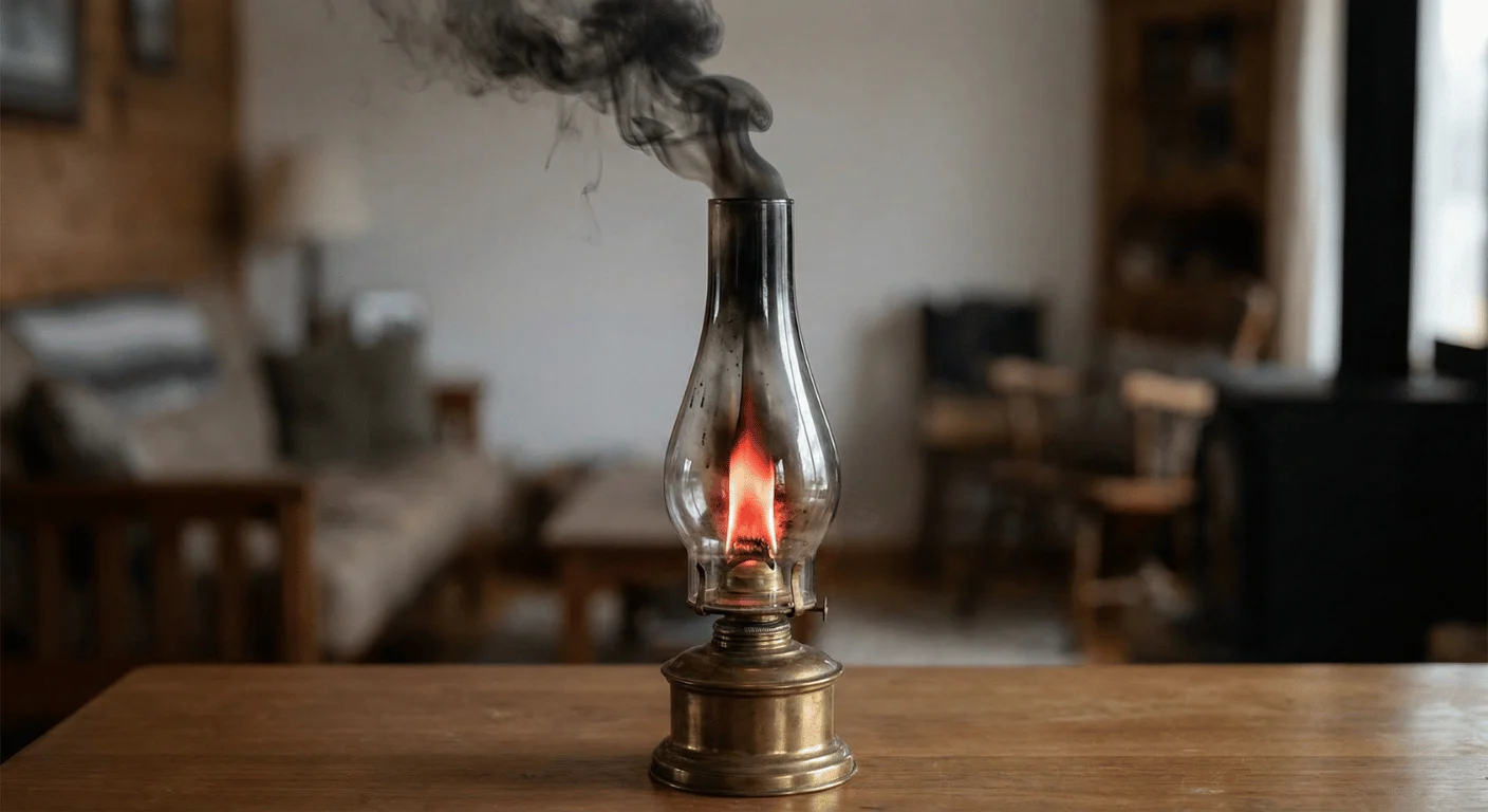 Pourquoi ma lampe à huile fume noir ? 4 erreurs courantes