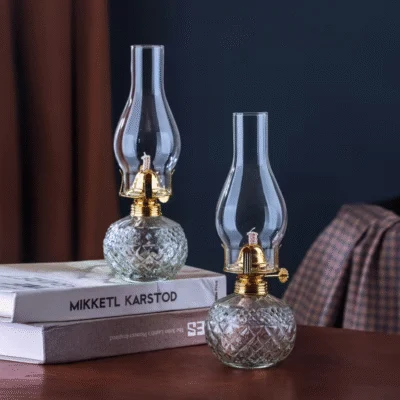 Diamant Impérial - Lampe à huile ancienne - Deux modeles