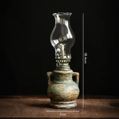 Terre d'Atlas - Lampe à huile berbère - taille