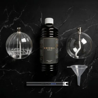 Coffret découverte Kroma 2 lampes à huile + accessoires